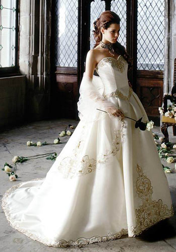 Orifashion Handmadestrapless wedding dress / gown 212 - Click Image to Close