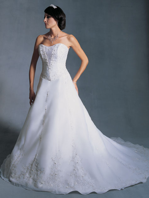 Orifashion Handmadestrapless wedding dress / gown 213 - Click Image to Close