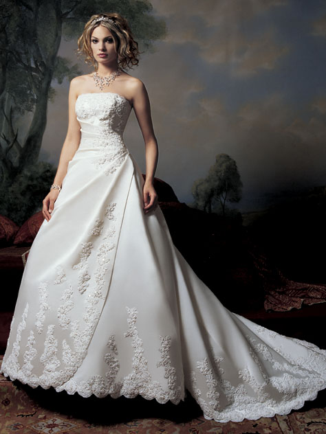 Orifashion Handmadestrapless wedding dress / gown 216 - Click Image to Close