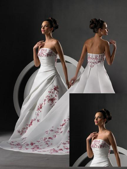 Orifashion Handmadestrapless wedding dress / gown 217 - Click Image to Close