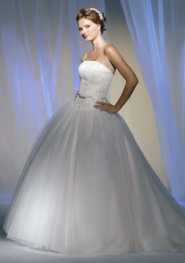 Orifashion Handmadestrapless wedding dress / gown 218 - Click Image to Close