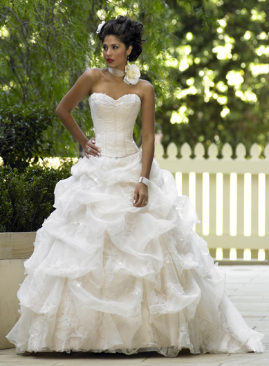Orifashion Handmadestrapless wedding dress / gown 220 - Click Image to Close