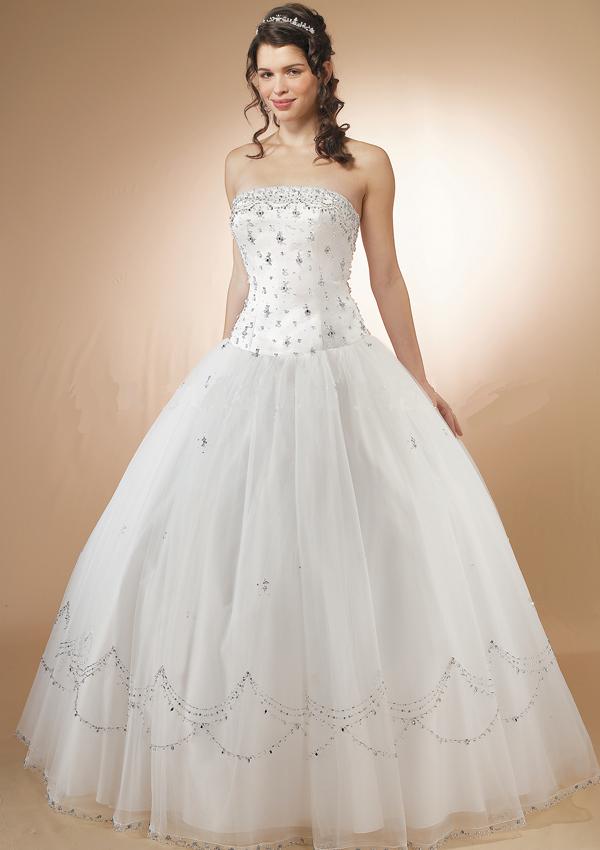 Orifashion Handmadestrapless wedding dress / gown 222 - Click Image to Close