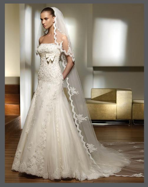 Orifashion Handmadestrapless wedding dress / gown 225 - Click Image to Close