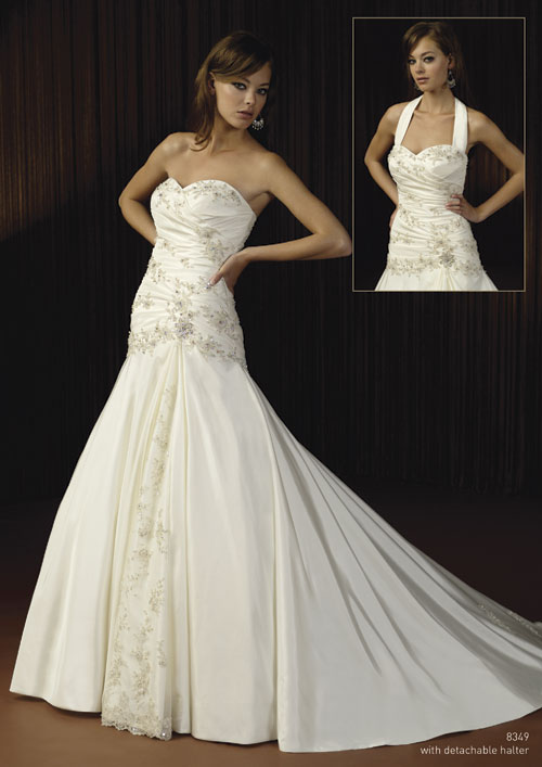 Orifashion Handmadestrapless wedding dress / gown 228 - Click Image to Close