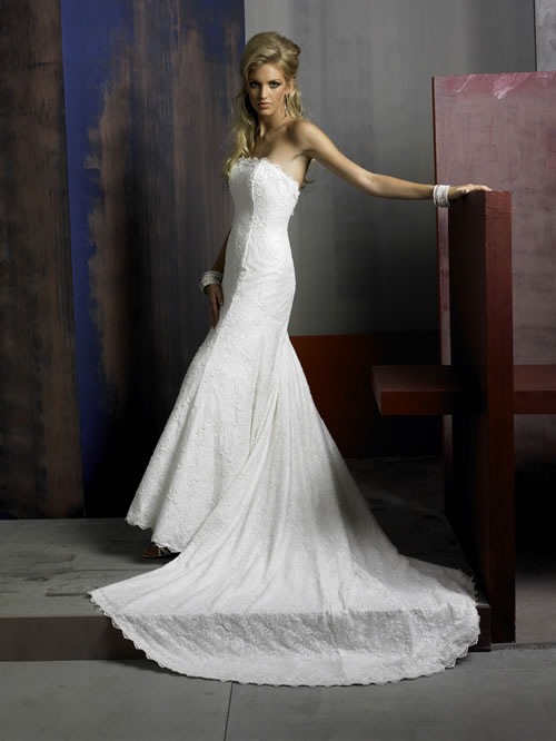 Orifashion Handmadestrapless wedding dress / gown 231 - Click Image to Close