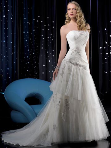 Orifashion Handmadestrapless wedding dress / gown 232 - Click Image to Close