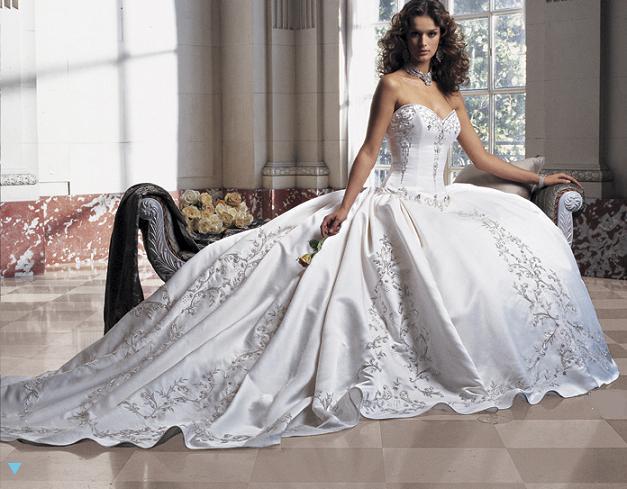 Orifashion Handmadestrapless wedding dress / gown 235 - Click Image to Close