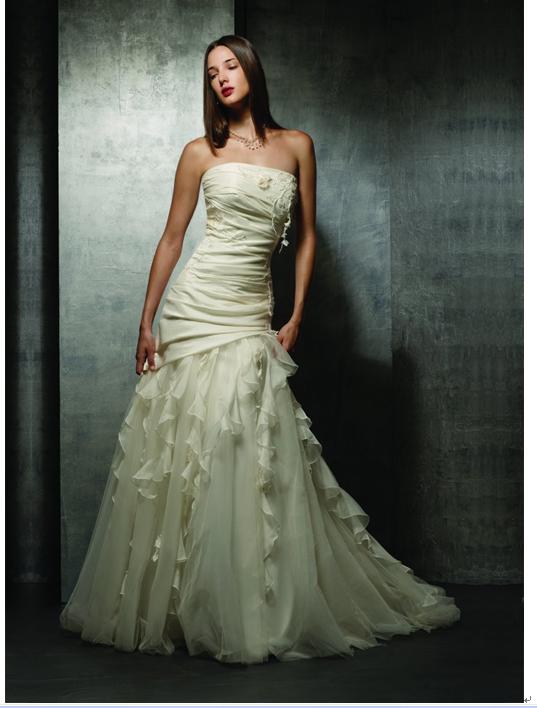 Orifashion Handmadestrapless wedding dress / gown 238 - Click Image to Close