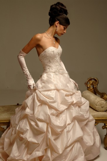 Orifashion Handmadestrapless wedding dress / gown 245 - Click Image to Close