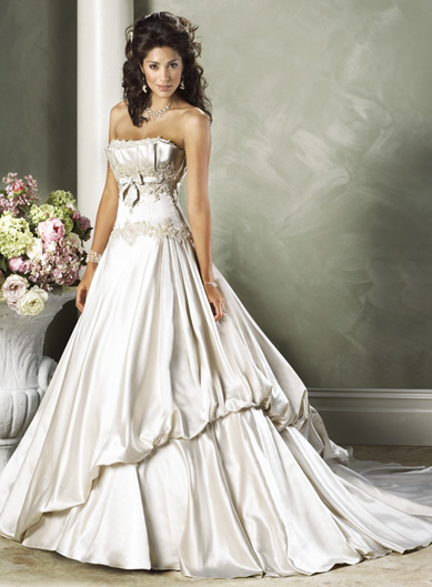 Orifashion Handmadestrapless wedding dress / gown 247 - Click Image to Close