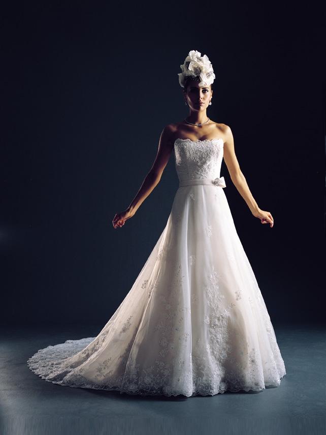 Orifashion Handmadestrapless wedding dress / gown 251 - Click Image to Close