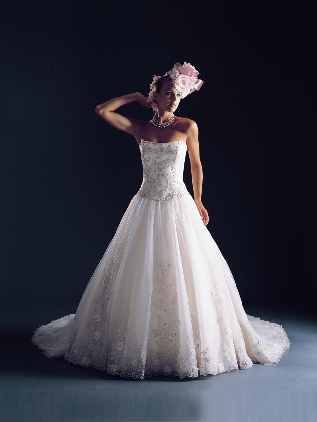 Orifashion Handmadestrapless wedding dress / gown 252