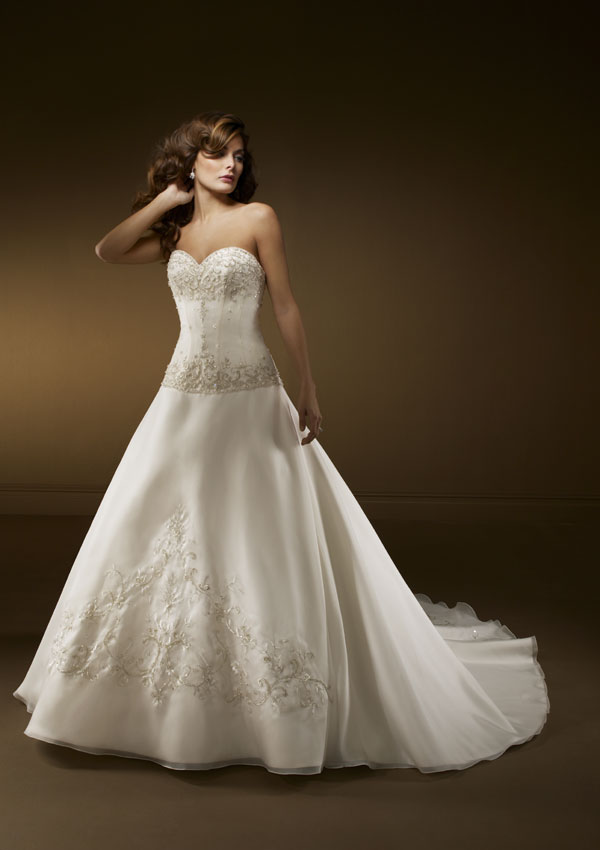 Orifashion Handmadestrapless wedding dress / gown 256 - Click Image to Close