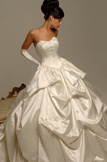 Orifashion Handmadestrapless wedding dress / gown 258 - Click Image to Close