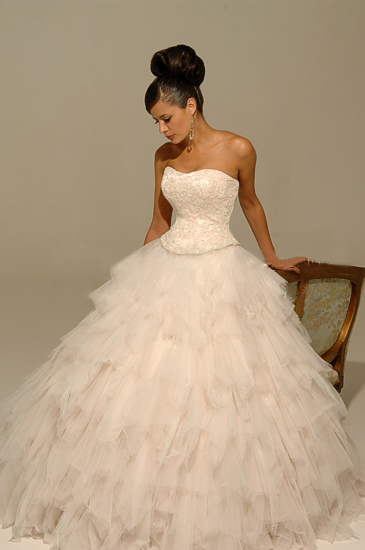Orifashion Handmadestrapless wedding dress / gown 259