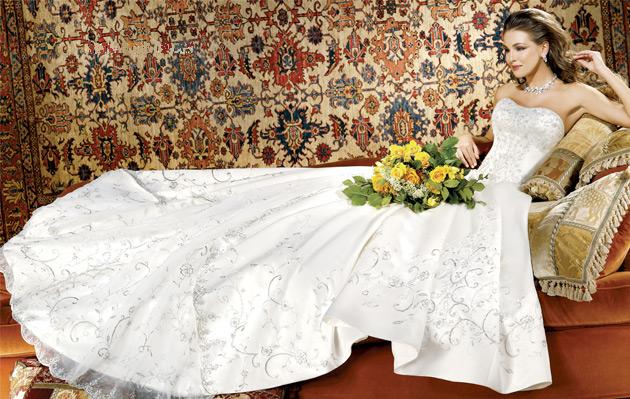 Orifashion Handmadestrapless wedding dress / gown 267 - Click Image to Close