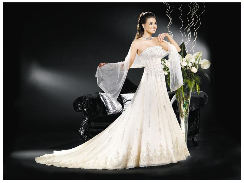Orifashion Handmadestrapless wedding dress / gown 274 - Click Image to Close