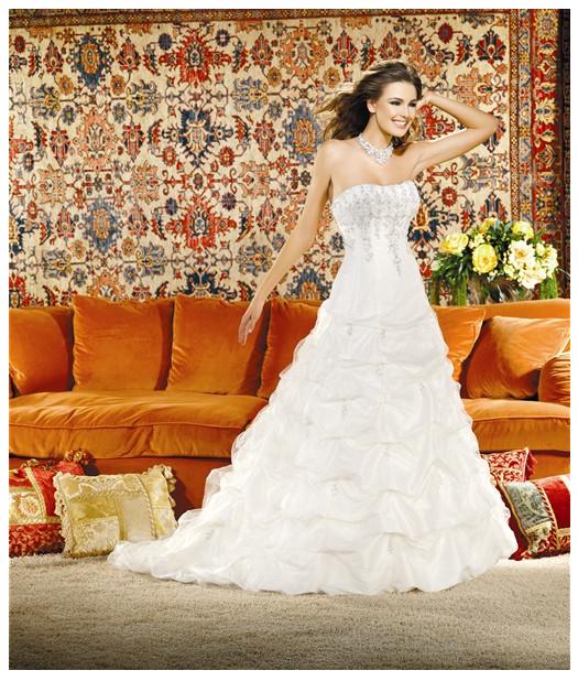 Orifashion Handmadestrapless wedding dress / gown 276 - Click Image to Close