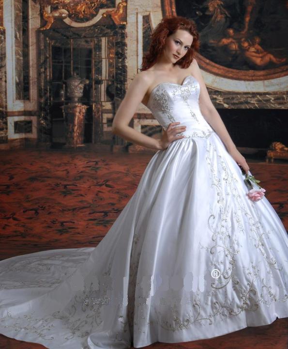 Orifashion Handmadestrapless wedding dress / gown 291 - Click Image to Close
