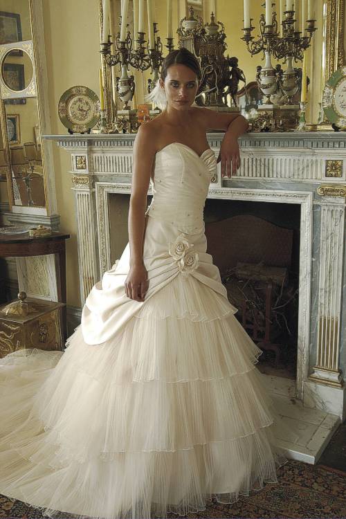 Orifashion Handmadestrapless wedding dress / gown 296 - Click Image to Close