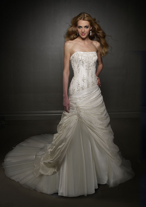 Orifashion Handmadestrapless wedding dress / gown 298 - Click Image to Close