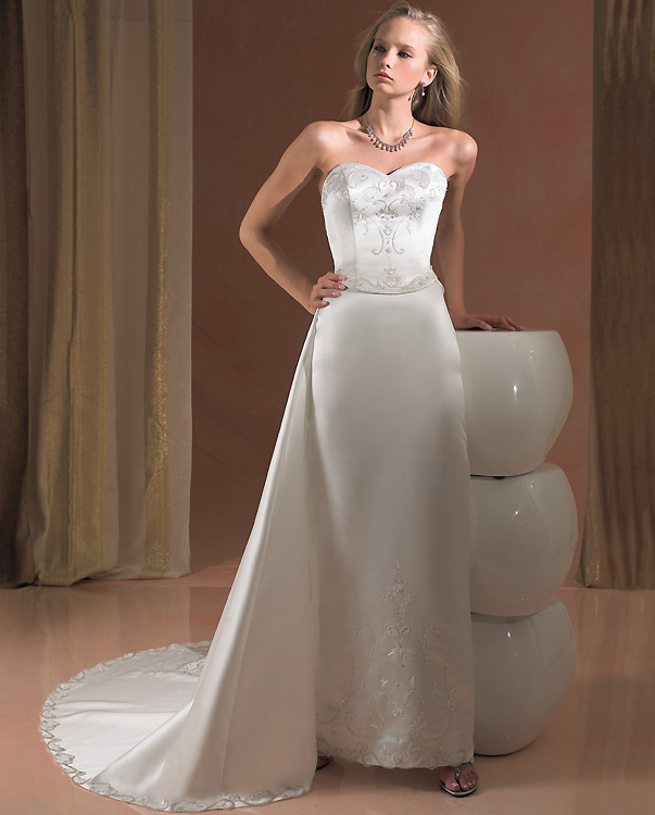 Orifashion Handmadestrapless wedding dress / gown 302 - Click Image to Close