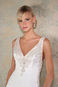 Orifashion HandmadeModest Wedding Dress BO048